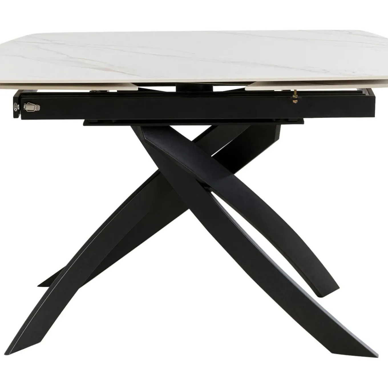 Table A Rallonges Twist Onyx 120(30+30)X90Cm