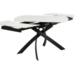Table A Rallonges Twist Onyx 120(30+30)X90Cm