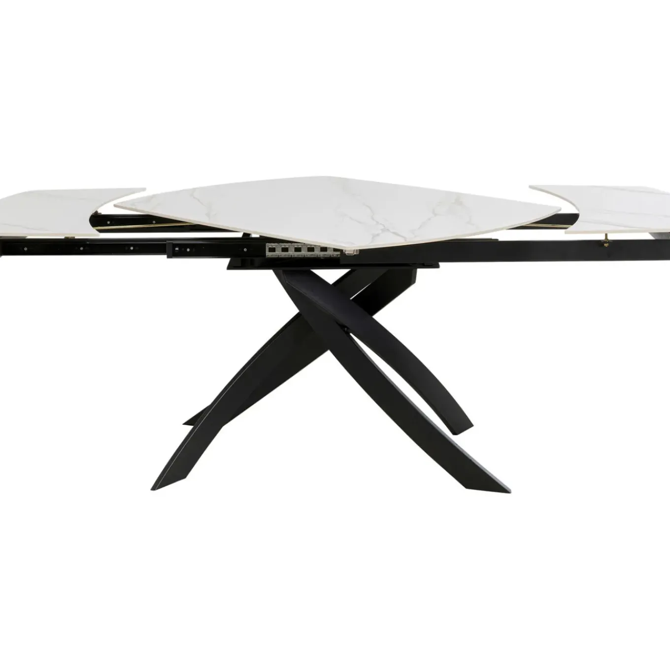 Table A Rallonges Twist Onyx 120(30+30)X90Cm