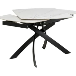 Table A Rallonges Twist Onyx 120(30+30)X90Cm