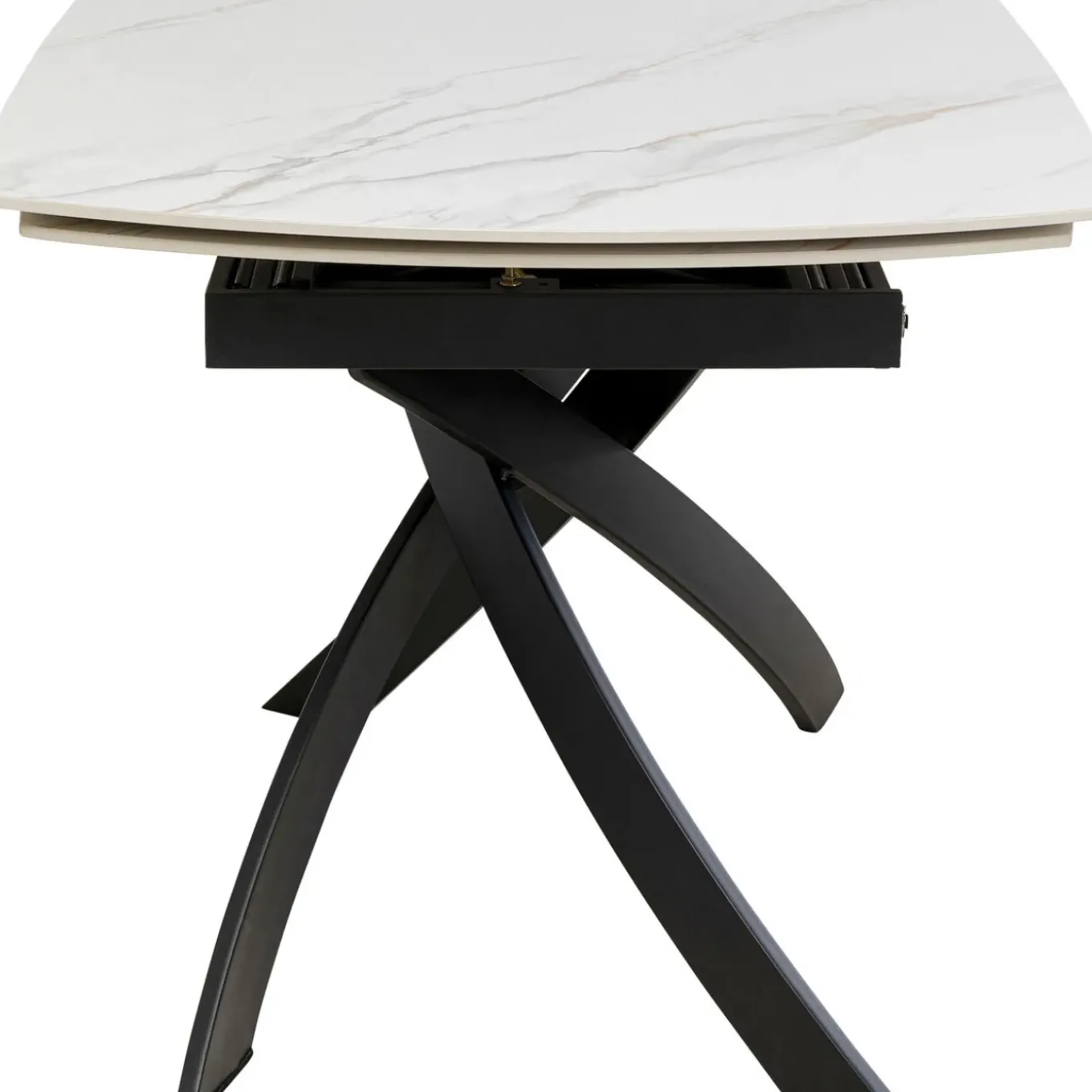Table A Rallonges Twist Onyx 120(30+30)X90Cm