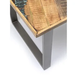 Table Abstract Acier Brut 180X90