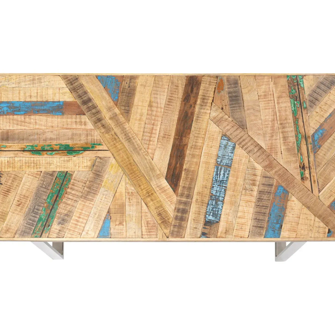 Table Abstract Chrome 180X90