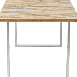 Table Abstract Chrome 180X90