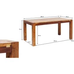 Table Authentico 180X90Cm