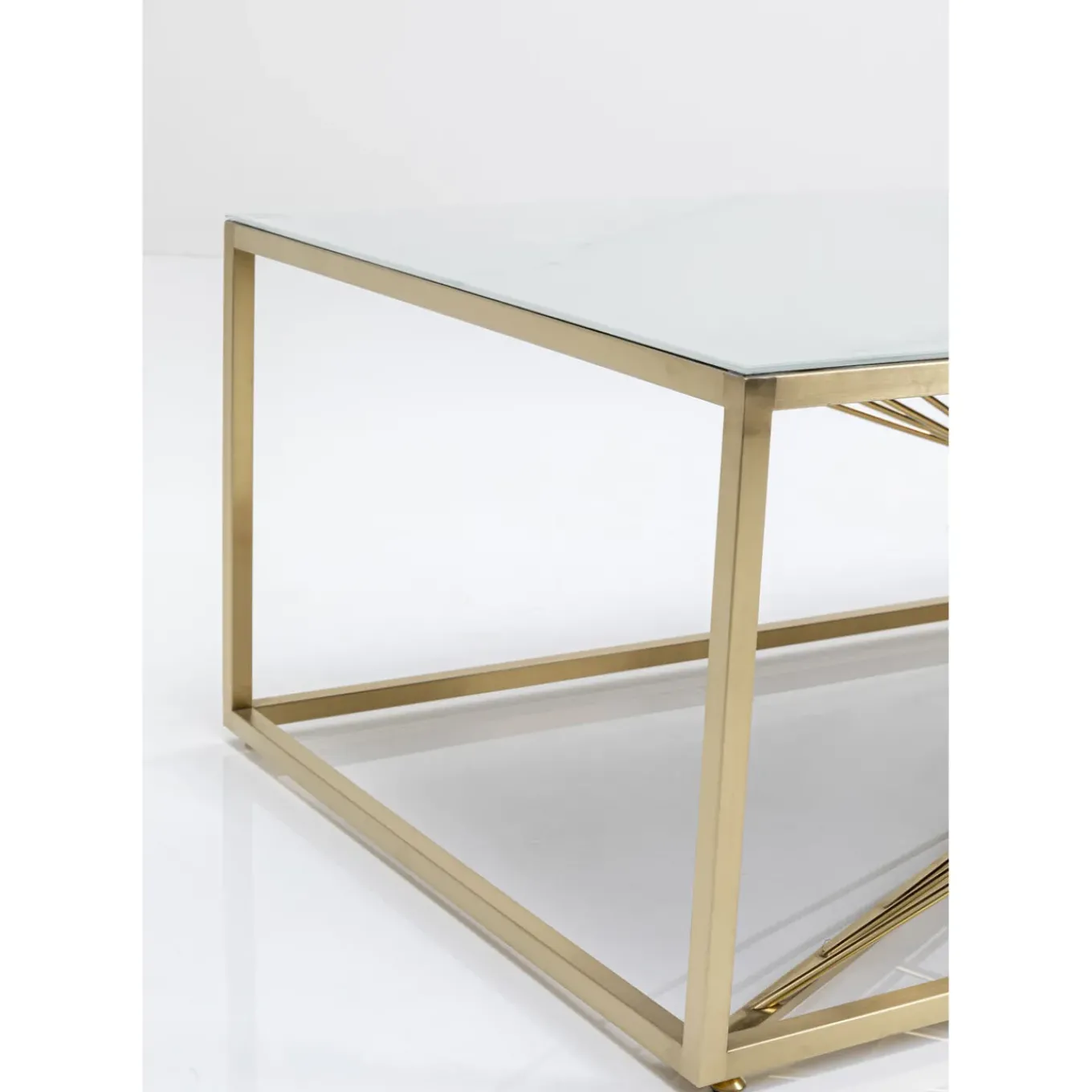 Table Basse Art Marble Verre 140X70Cm