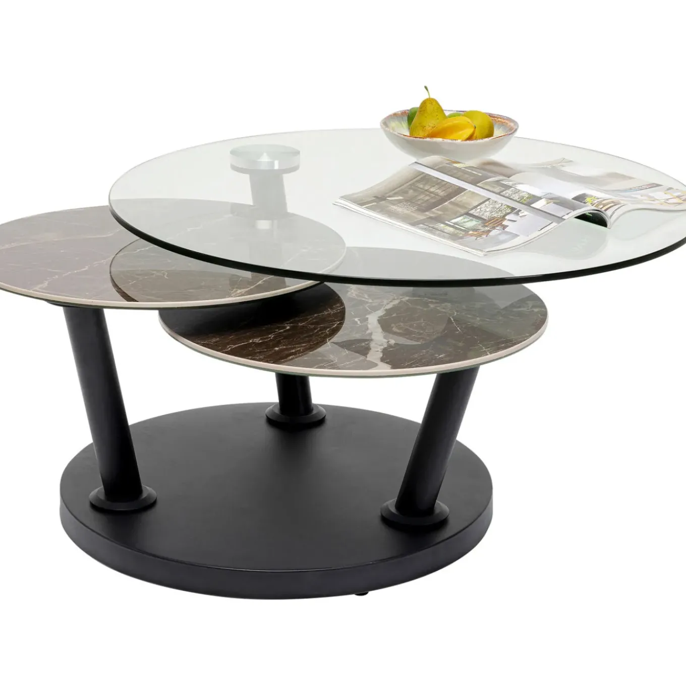 Table Basse Avignon 80 (+124)X80Cm