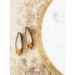 Table Basse Cesta Marble Dore O100Cm