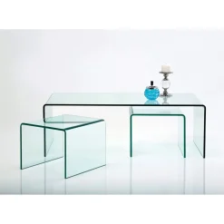 Table Basse Clear Club (Set De 3)