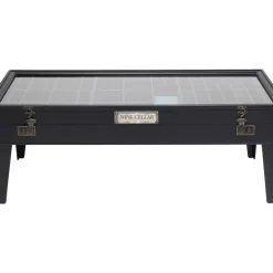 Table Basse Collector Noir 122X55Cm