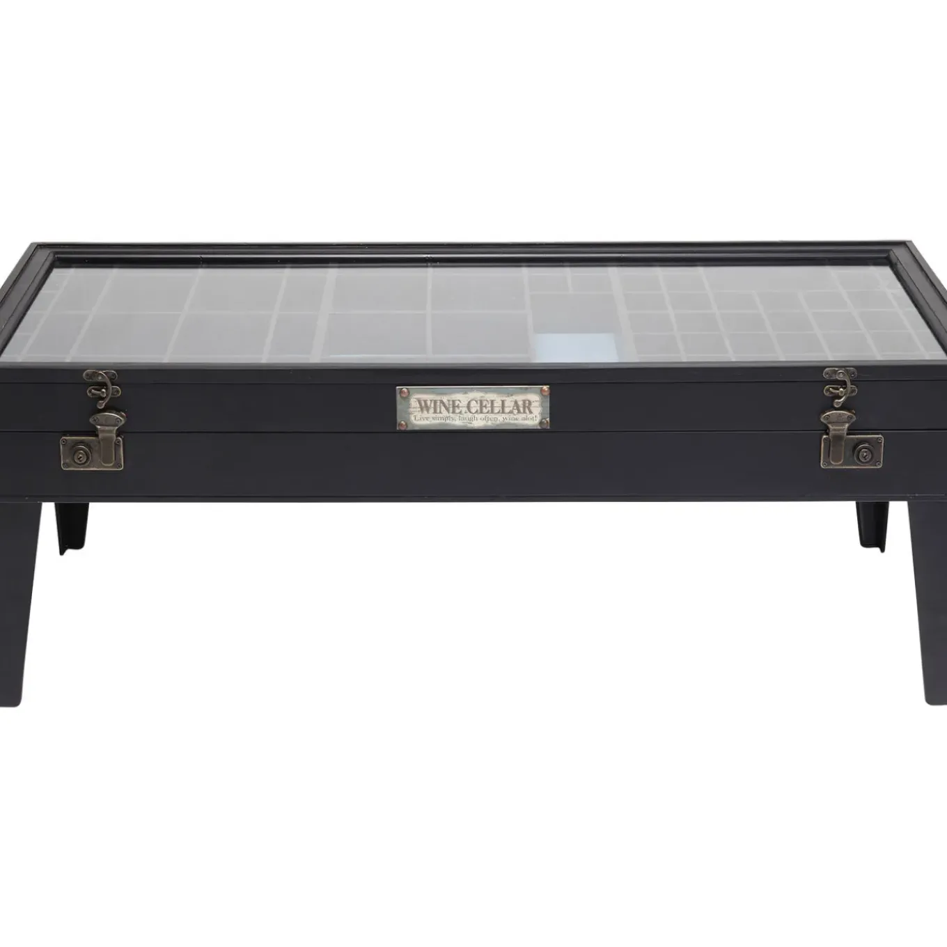 Table Basse Collector Noir 122X55Cm