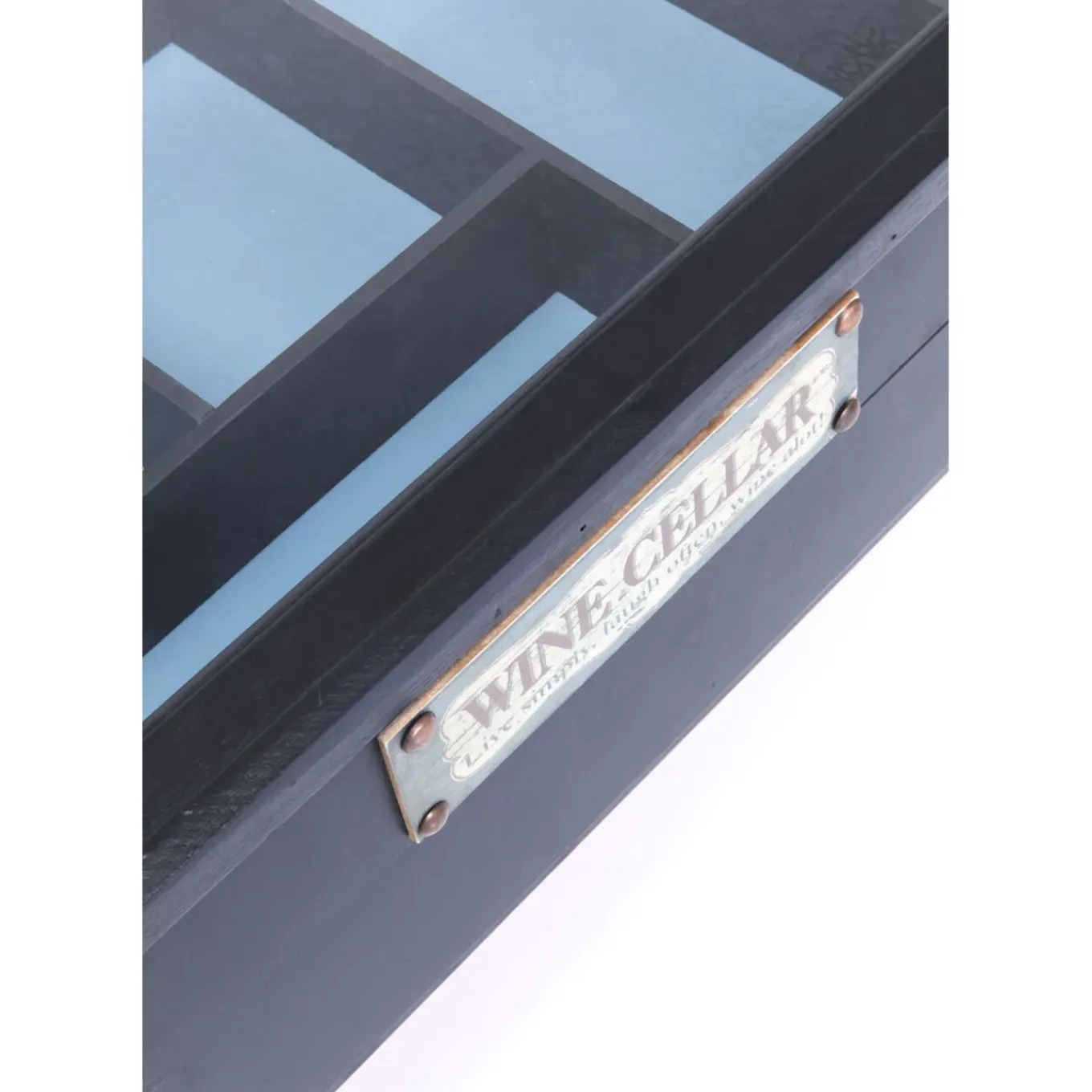 Table Basse Collector Noir 122X55Cm
