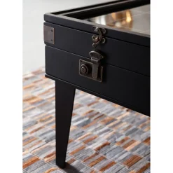 Table Basse Collector Noir 122X55Cm