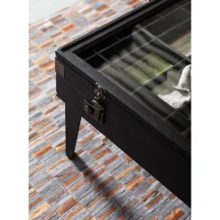 Table Basse Collector Noir 122X55Cm