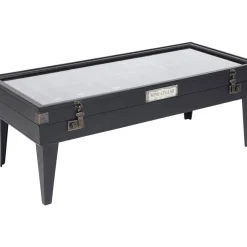 Table Basse Collector Noir 122X55Cm