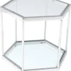 Table Basse Comb Argente 45
