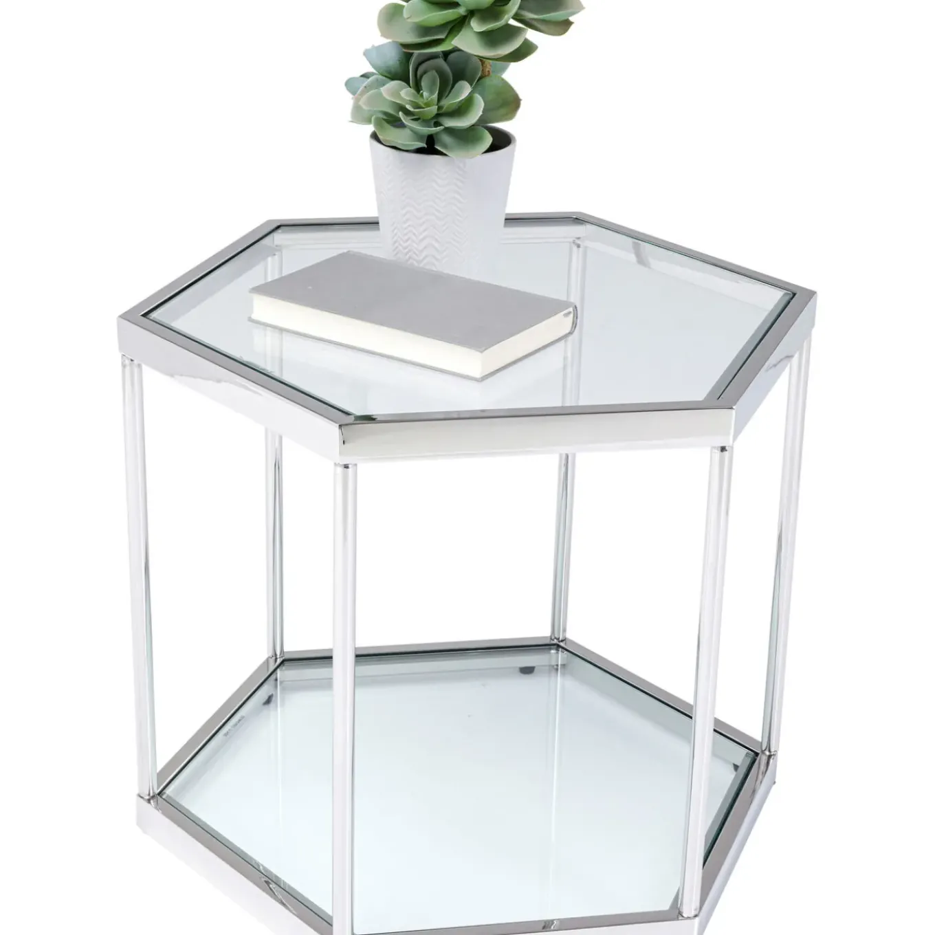 Table Basse Comb Argente 45
