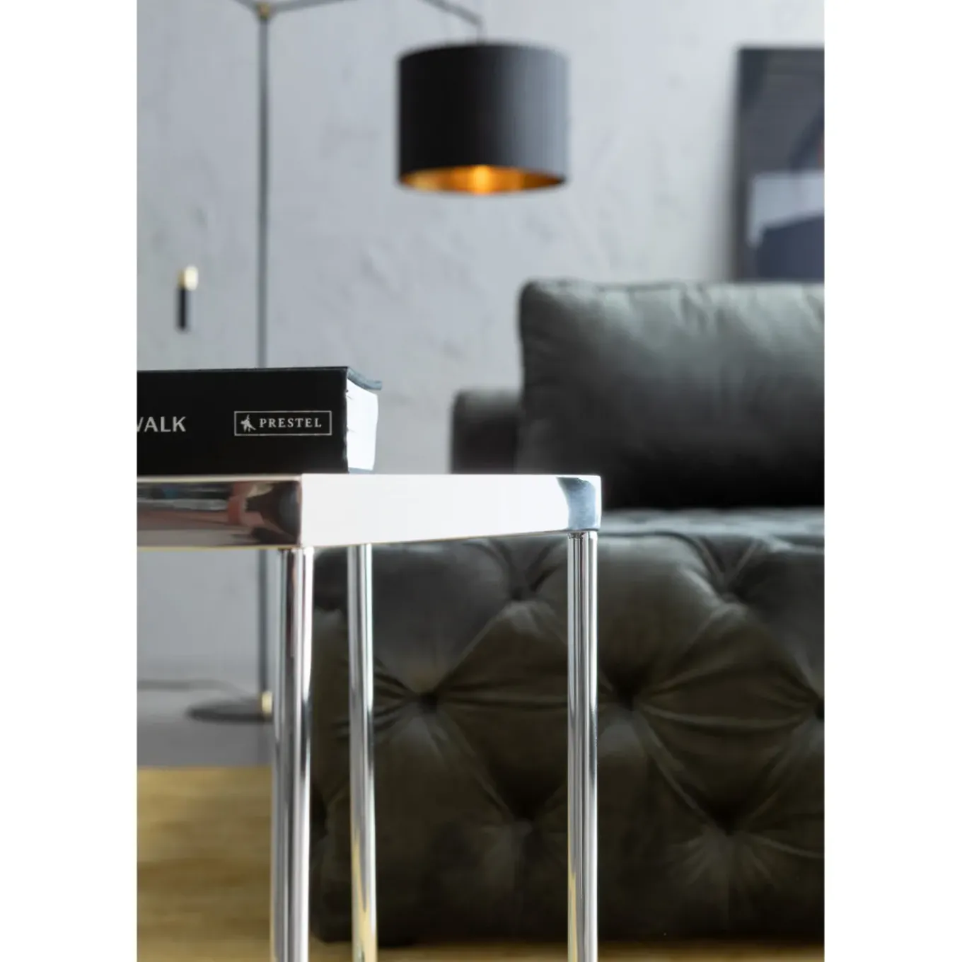 Table Basse Comb Argente 45
