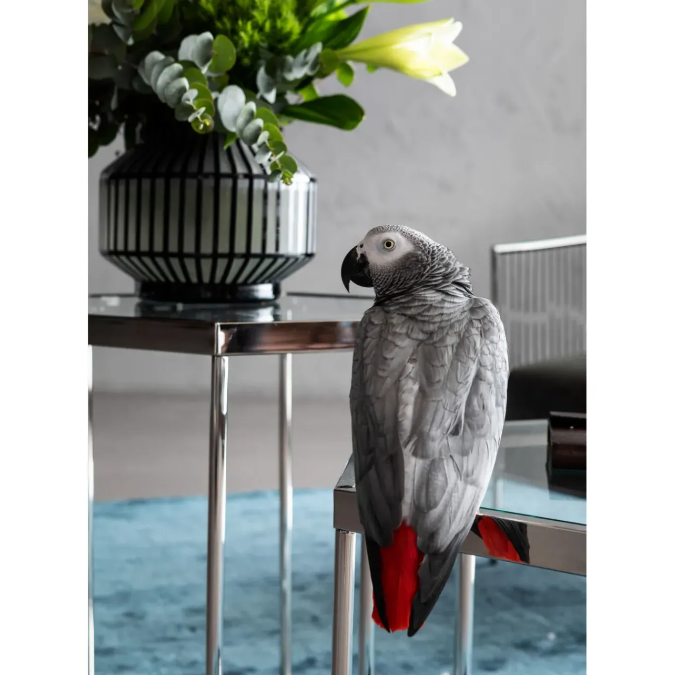 Table Basse Comb Argente 45