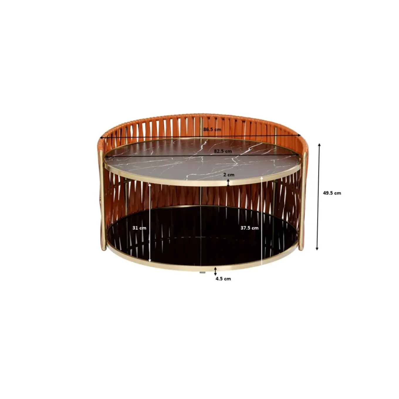 Table Basse Coppe O86Cm