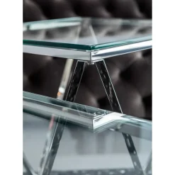 Table Basse Cristallo Argente 80X80Cm