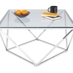 Table Basse Cristallo Argente 80X80Cm