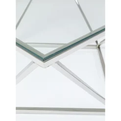 Table Basse Cristallo Argente 80X80Cm