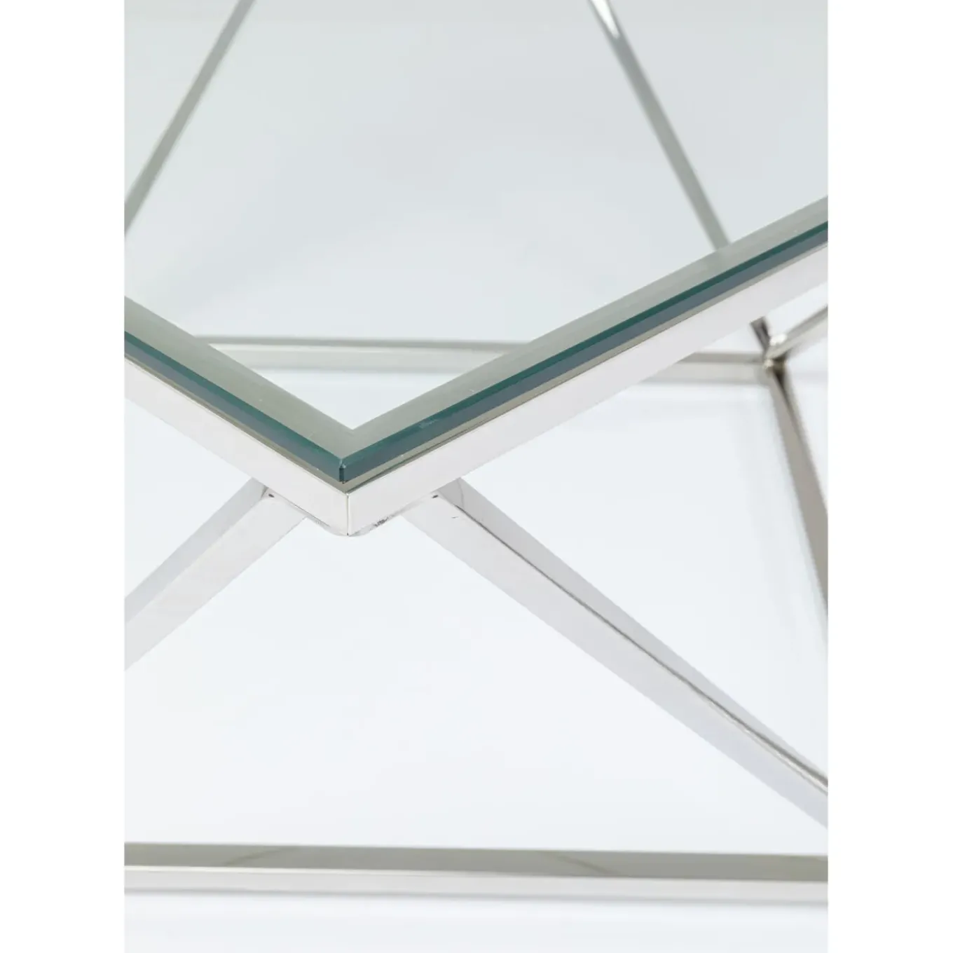 Table Basse Cristallo Argente 80X80Cm