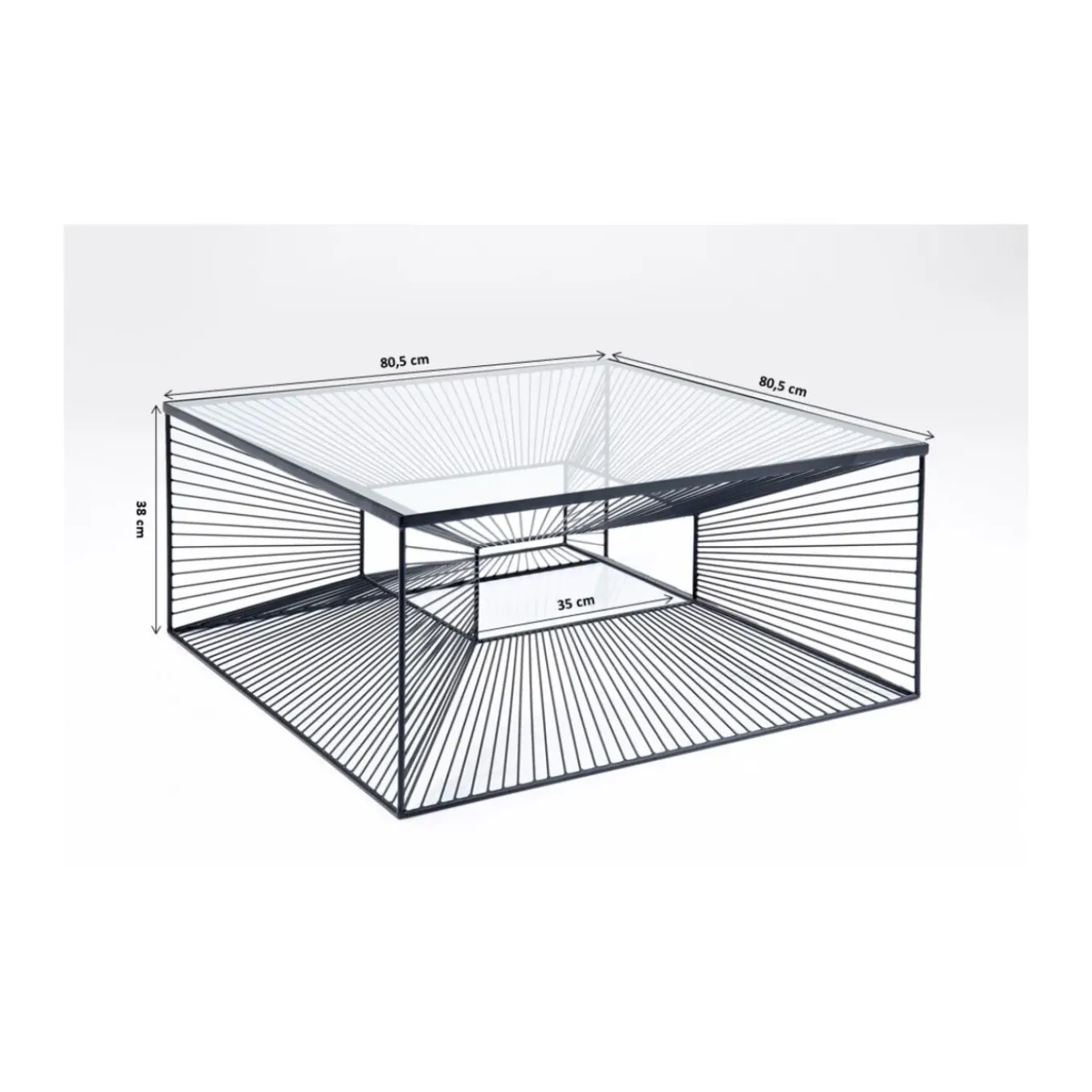 Table Basse Dimension 80X80