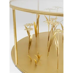 Table Basse Flower Meadow Dore O80
