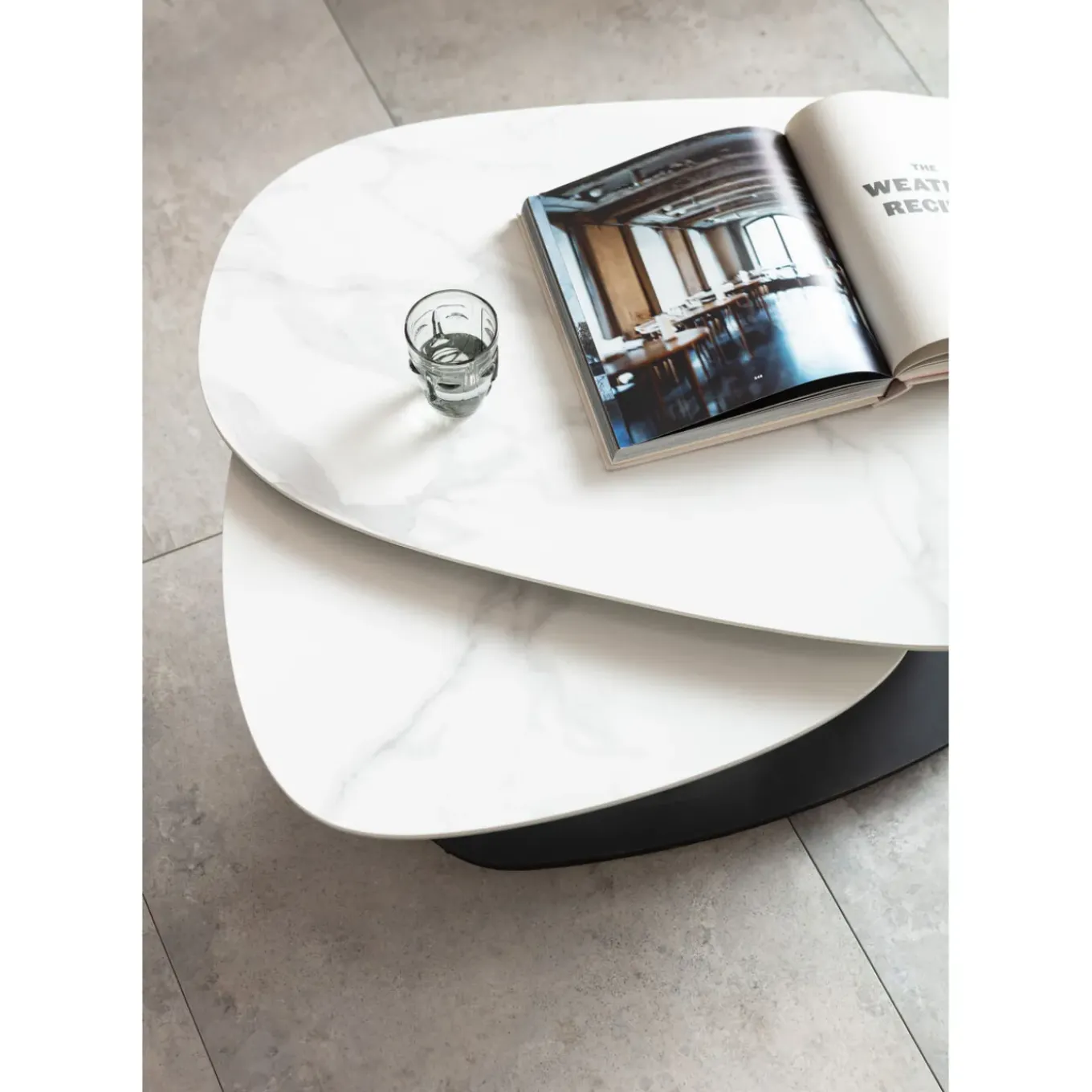 Table Basse Franklin Blanc 150X58Cm