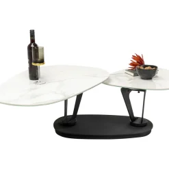 Table Basse Franklin Blanc 150X58Cm