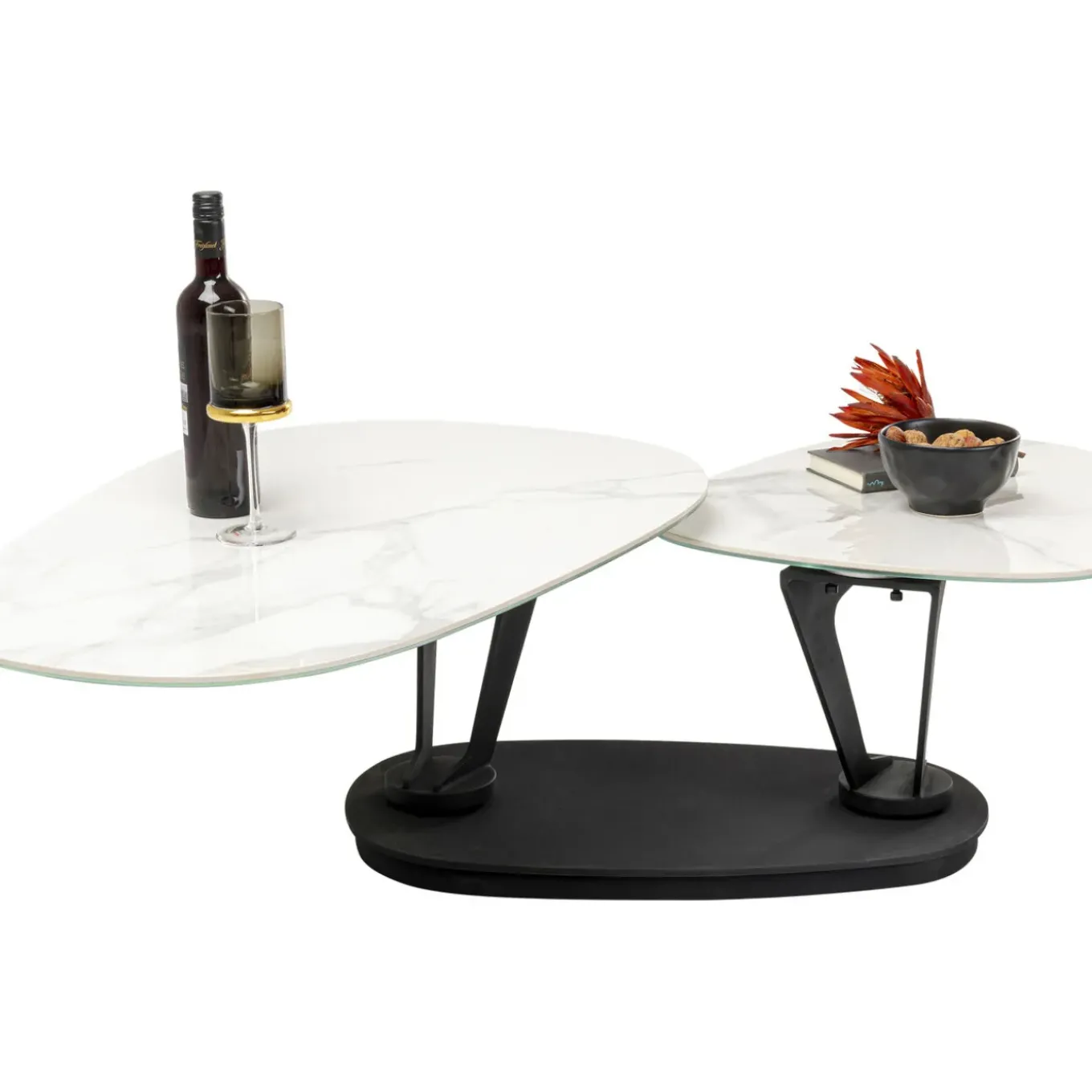 Table Basse Franklin Blanc 150X58Cm