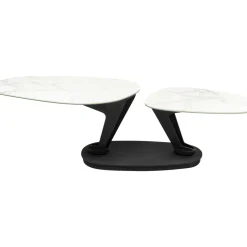 Table Basse Franklin Blanc 150X58Cm