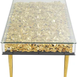 Table Basse Gold Flowers 120X60