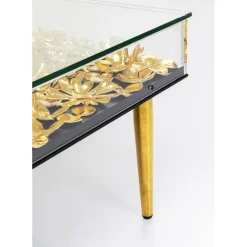 Table Basse Gold Flowers 120X60