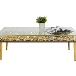 Table Basse Gold Flowers 120X60