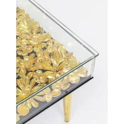 Table Basse Gold Flowers 120X60