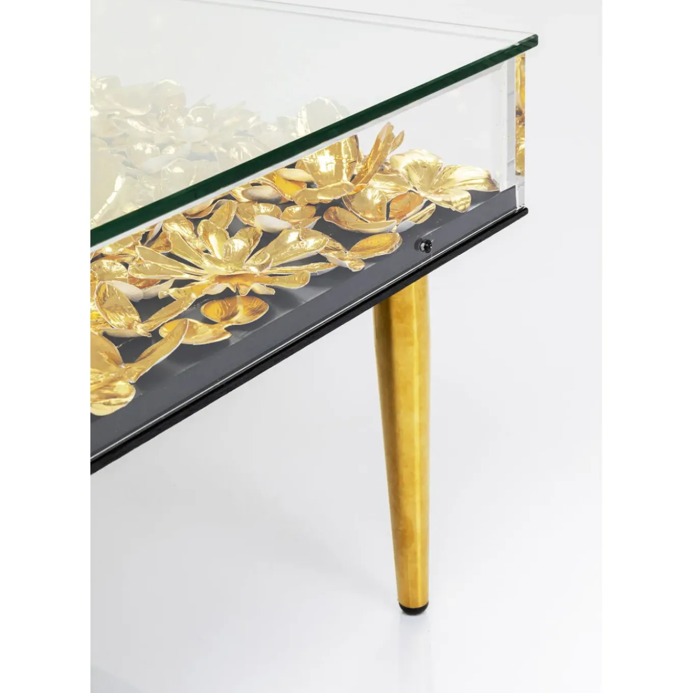 Table Basse Gold Flowers 120X60