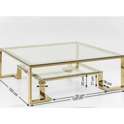Table Basse Gold Rush 120X120