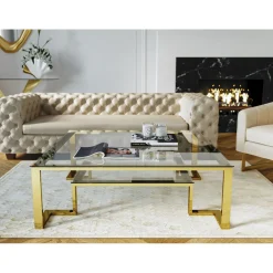 Table Basse Gold Rush 120X120