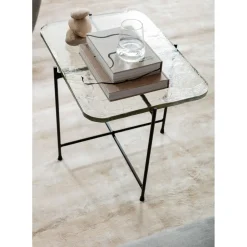 Table Basse Ice Noir 63X46Cm