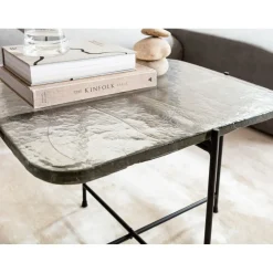 Table Basse Ice Noir 63X46Cm