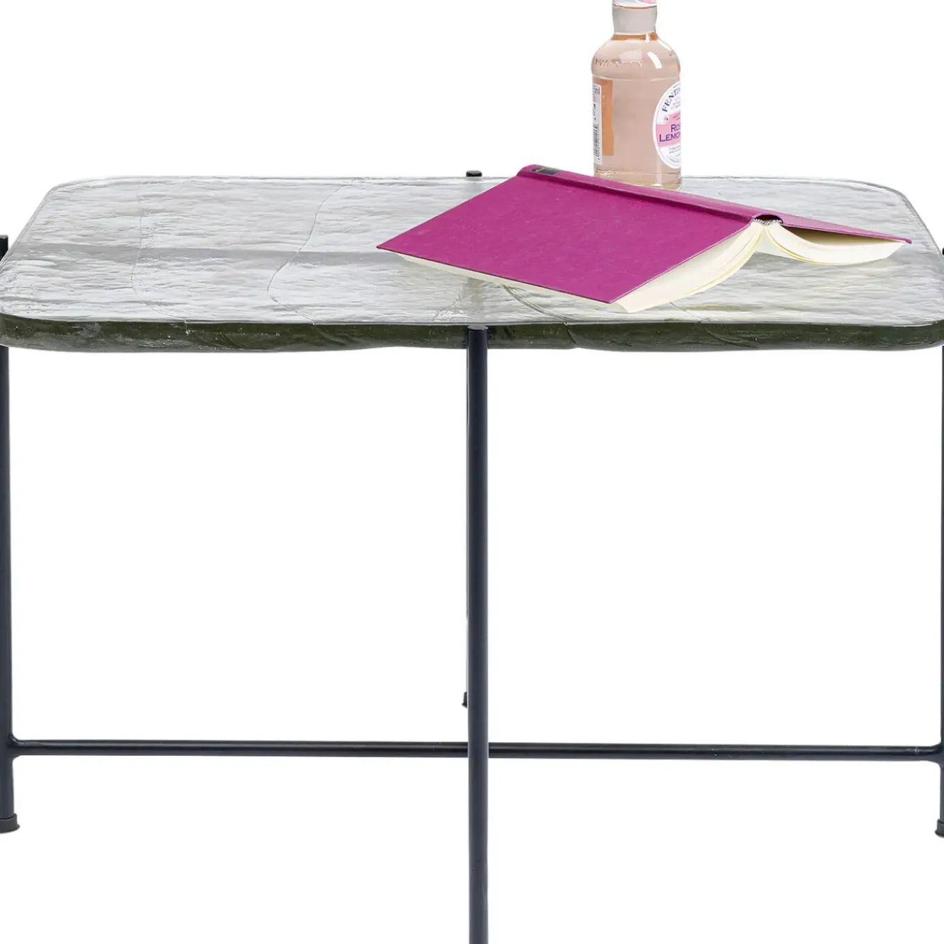 Table Basse Ice Noir 63X46Cm