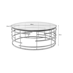 Table Basse Jupiter Dore O100Cm