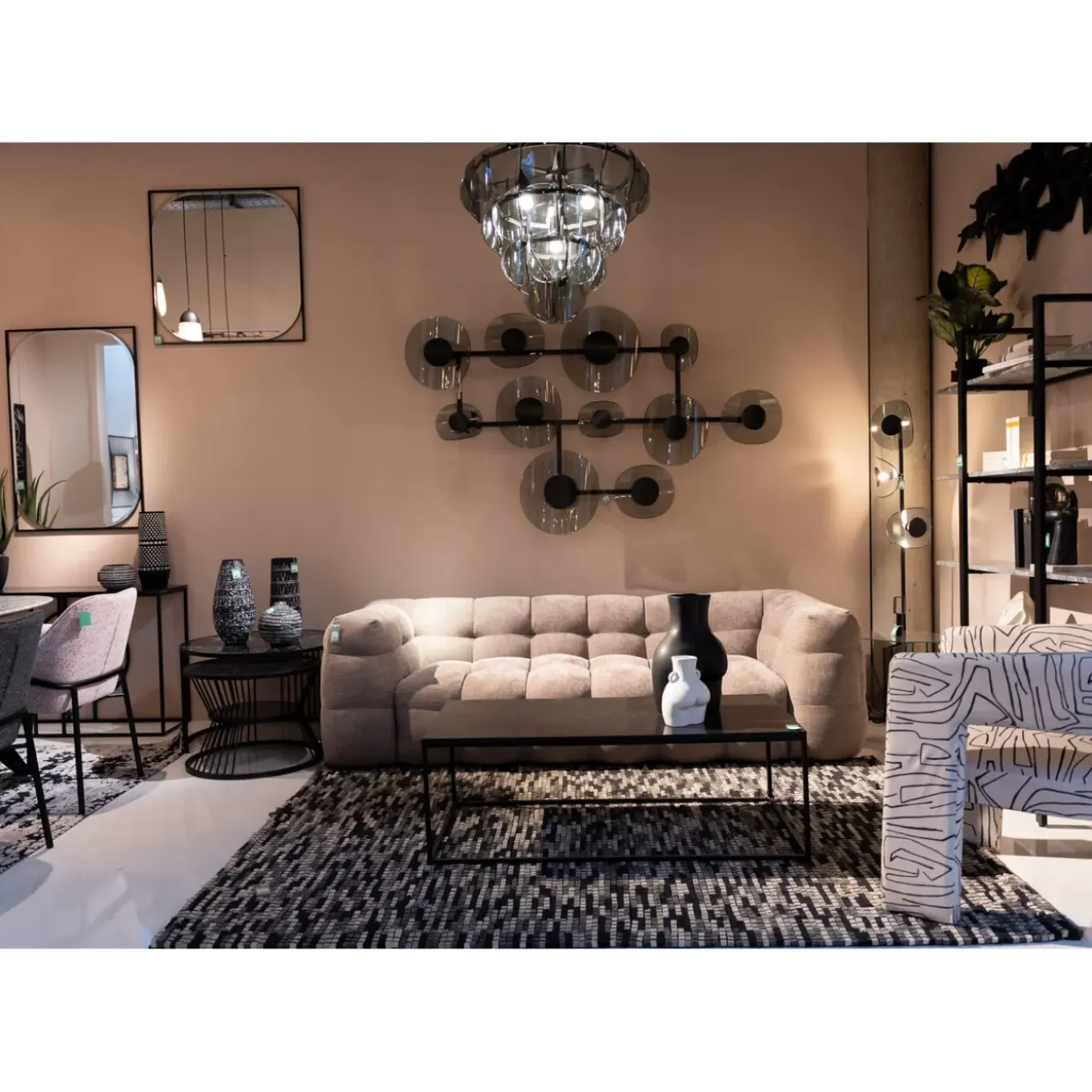 Table Basse Key West Noir 120X60Cm