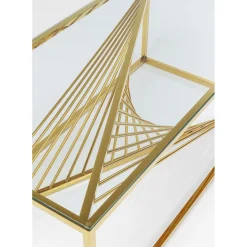 Table Basse Laser Dore 120X60Cm