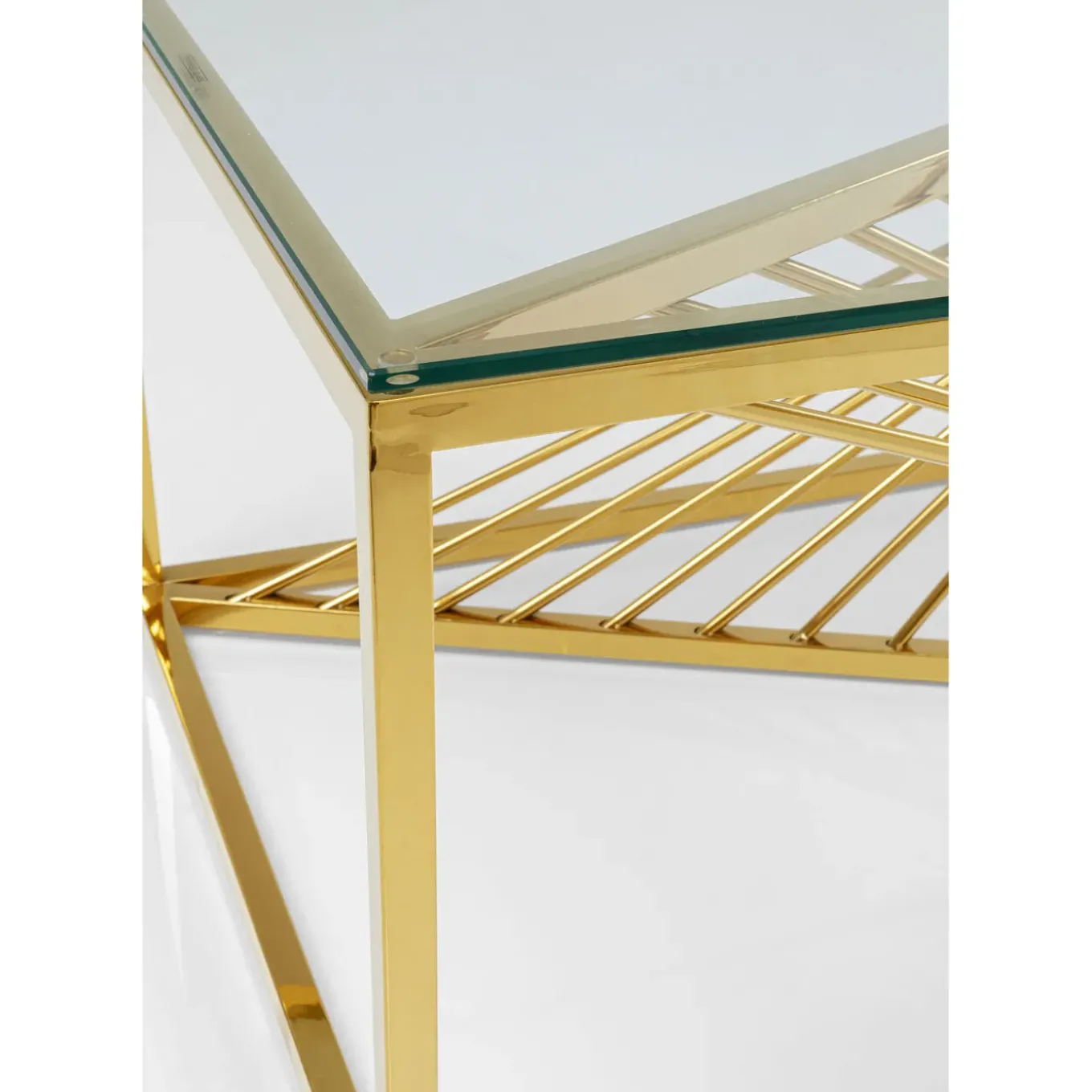 Table Basse Laser Dore 120X60Cm
