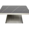 Table Basse Miler Argente 80X80Cm