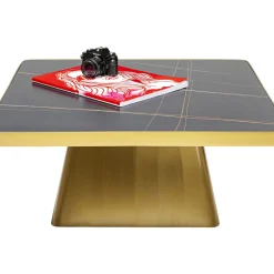 Table Basse Miler Dore 80X80Cm
